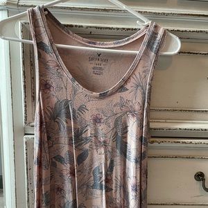 Floral American Eagle tank top